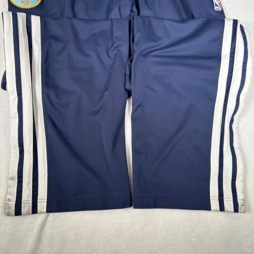 Adidas Denver Nuggets Snap Warmup Pants Navy 3XL‎ Tall +2 Flaw | Mens 3XLT Lot 2